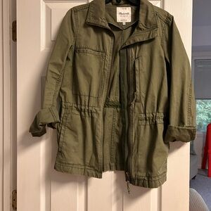 Olive Green Utility Jacket